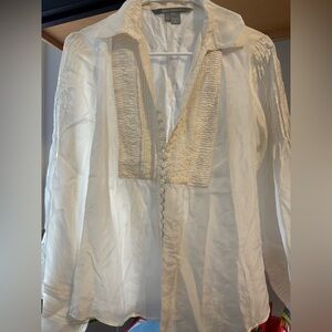 Women’s  100% SILK blouse!! Créame color